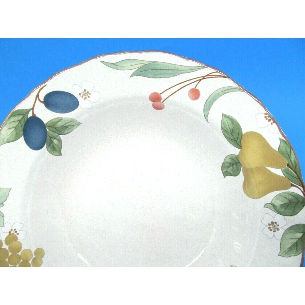 Mikasa Fruit Panorama  Rimmed Vegetable Serving Bowl 10 1/2 